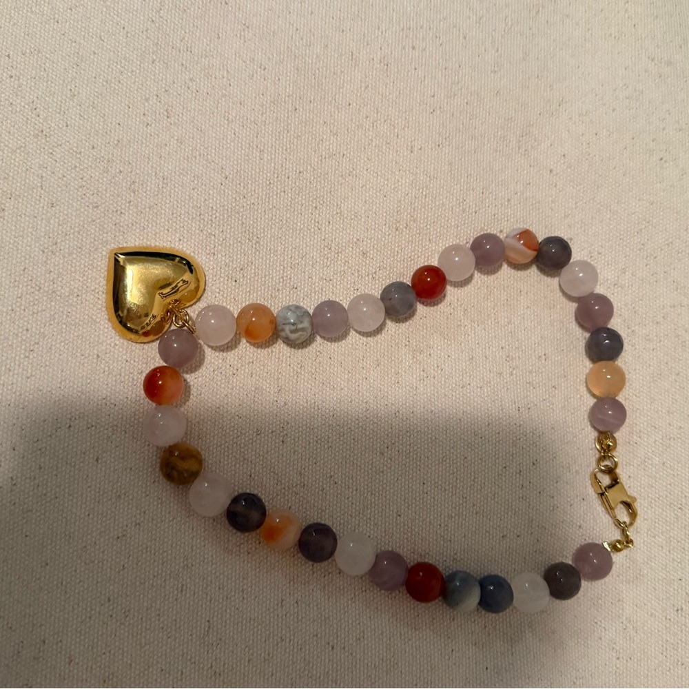 Mayol Gold And Silver-Plated Beaded Necklace - Picture 4 of 6